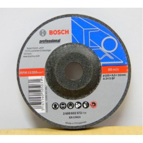 Bosch 4inch Metal Grinding Wheel 100x16x6mm *25pcs