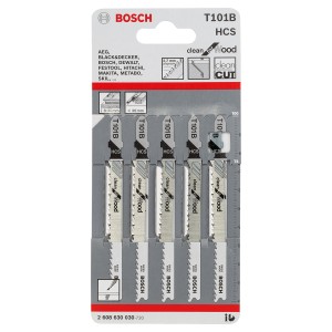 Bosch T101B Jigsaw Blades for wood cutting*5pcs