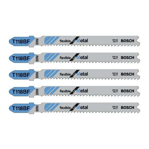 Bosch T118BF Jigsaw Blades for metal cutting*5pcs