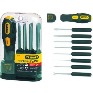 Stanley 9 way screwdriver set