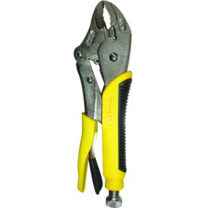 Stanley locking pliers with Bi- Material handle