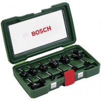 Bosch 12pcs 8mm Router Bit Set