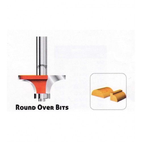 Corner Round Router Bit 8mm shank, 22 dia, 5R