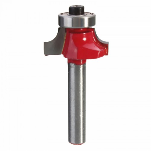 Corner Round Router Bit 8mm shank, 25 dia, 6.35R