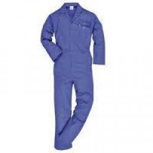 Boiler Suit - Cover All Work Wear - Cotton - Blue