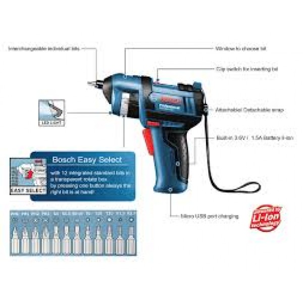 Bosch GSR 1000 Professional Cordless Screwdriver