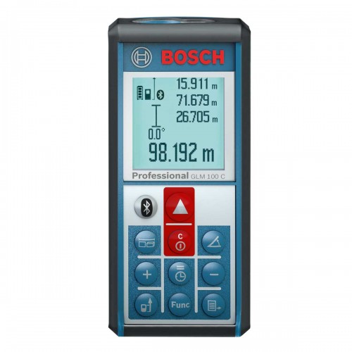 Bosch GLM 100 C Professional Laser Distance Meter with Bluetooth 100mtr